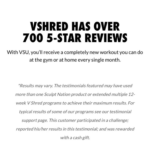 Vshred Workout Packet lose 20+ lbs - Picture 11 of 12